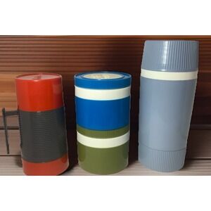 4 Vintage Aladdin ~ Gott ~ Thermos ~ Bottles ~‎ See Pics For Details 😊